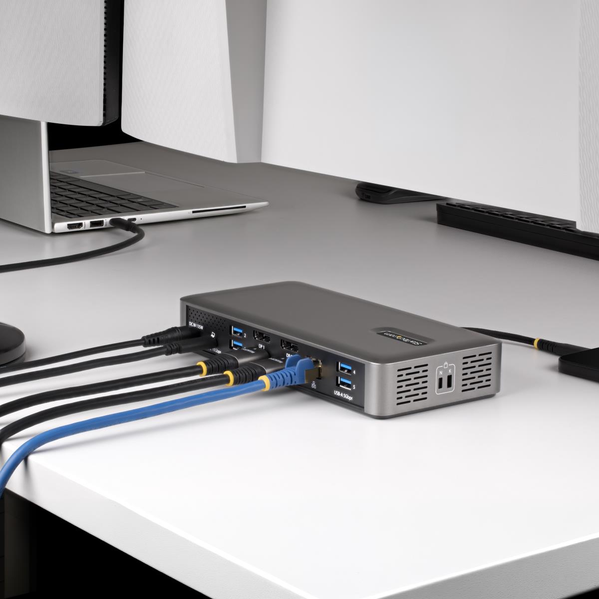 STARTECH.COM Dual-monitor USB-c Docking Station, 4k 60hz, Hdmi Or DisplayPort, 96w Laptop Charging