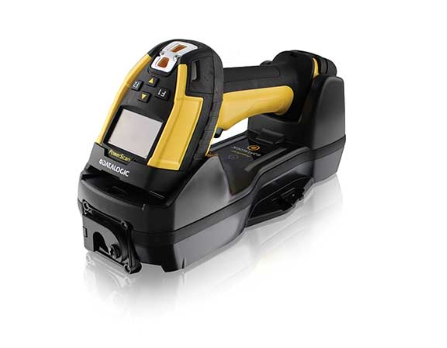 DATALOGIC Pm9600 Hi Perf 433MHz Display/4-key Keypad Removable Battery Rs-232 Kit Incl Scanner Cradle Bc