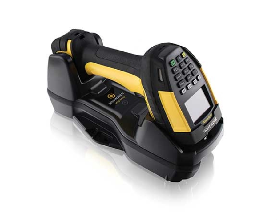 DATALOGIC Pm9600 Hi Perf 433MHz Display/16-key Keypad Removable Battery Rs-232 Kit Incl Scanner Cradle