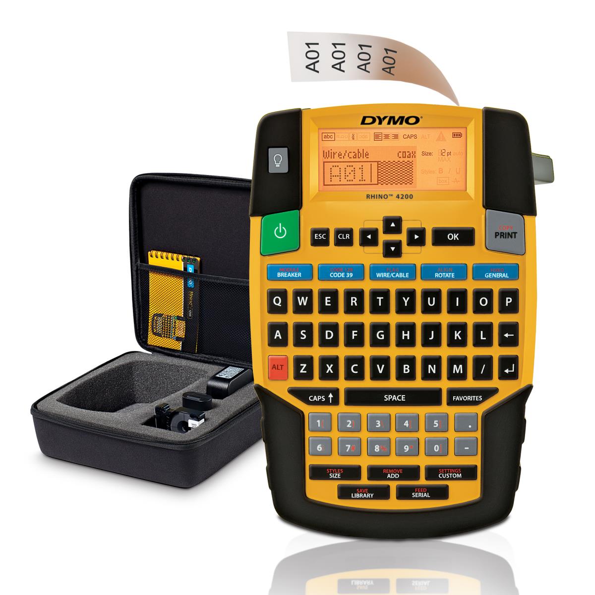 DYMO Labelprinter Rhino 4200 Printer Kit Case