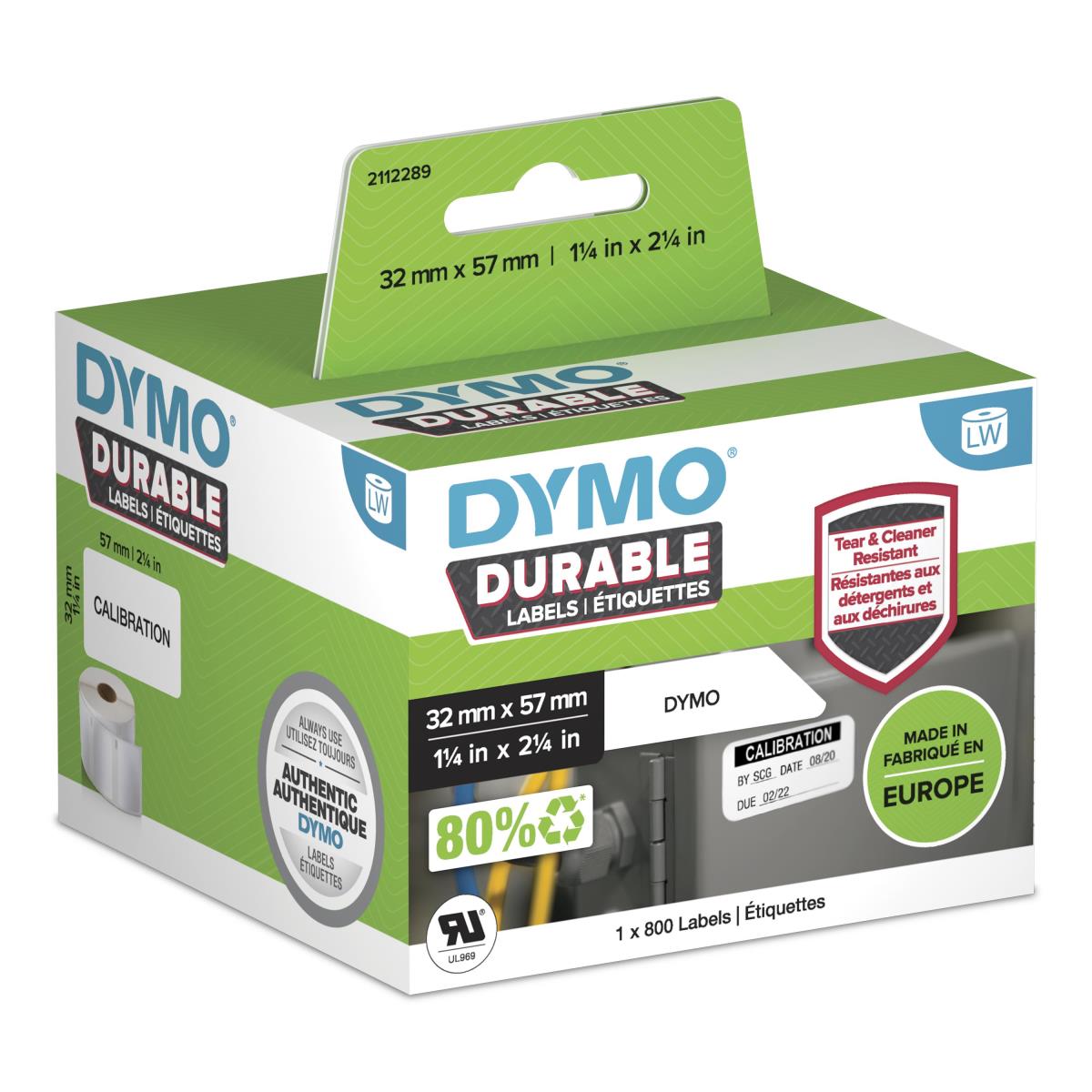 DYMO Durable Labels 32x57mm