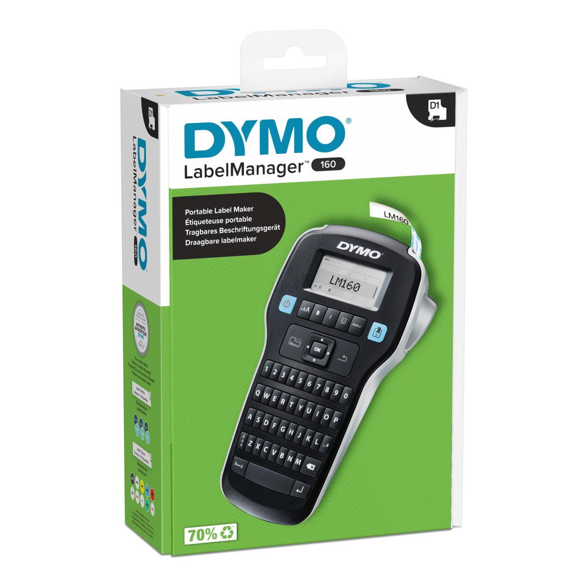 DYMO Labelmanager 160p - Label Printer - 12mm - Qwerty