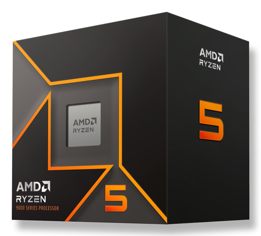 AMD Ryzen - 5-9600 5.20 GHz - 6 Core - Socket Am5 - 38MB Cache - 65w - Radeon - BOX