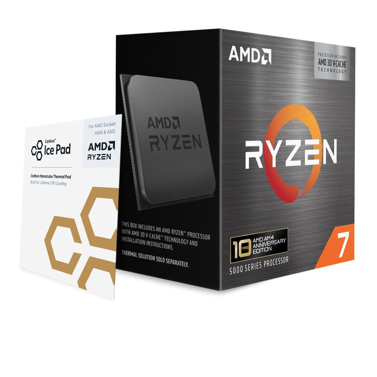 AMD Ryzen 7 5800x 3D - 4.50 GHz - 8 Core - Socket Am4 - 96MB Cache - 105w - Wof