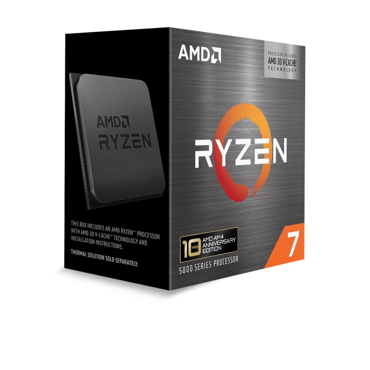 AMD Ryzen 7 5800x 3D - 4.50 GHz - 8 Core - Socket Am4 - 96MB Cache - 105w - Wof