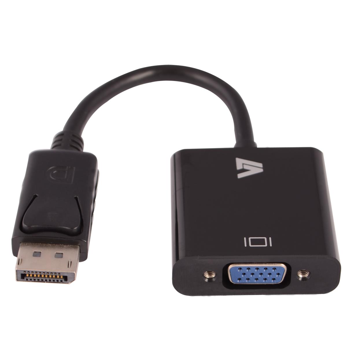 V7 - VIDEO SEVEN DisplayPort To Vga Adapter Black