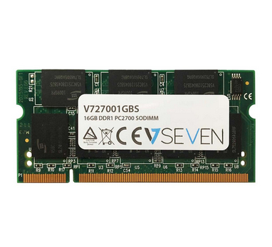 V7 - VIDEO SEVEN 1GB DDR1 333MHZ CL2.5 NON EC SO DIMM PC2700 2.5V LEG