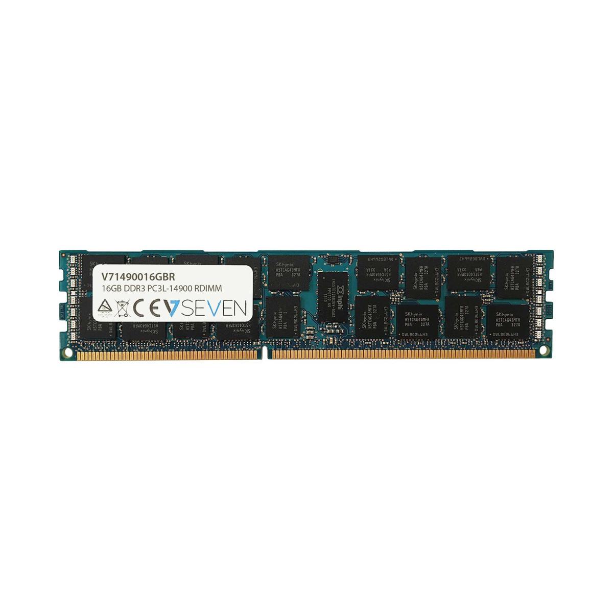 V7 - VIDEO SEVEN 16GB DDR3 1866MHZ CL13 ECC SERV REG PC3-14900 1.5V LEG