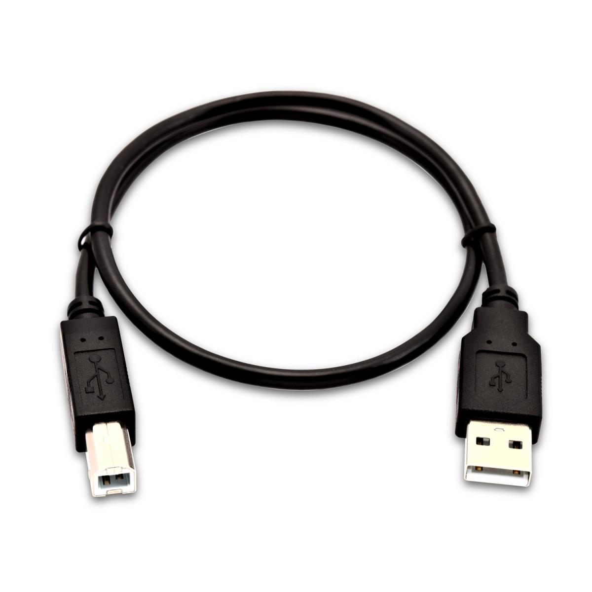 V7 - VIDEO SEVEN USB2.0 A TO B 50CM 1.6FT CABLE DATA CABLE 480MBPS PERIPHERALS