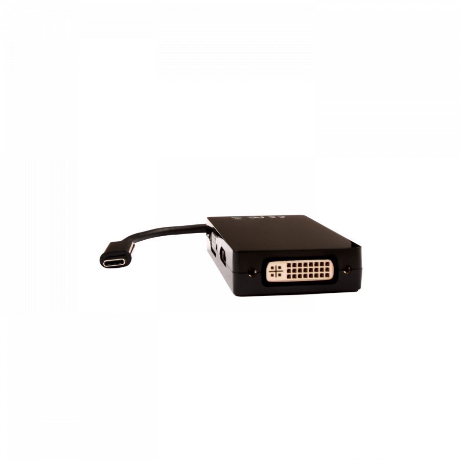 V7 - VIDEO SEVEN USB-C TO 3_IN_1 VIDEO ADAPTER VGA DVI HDMI 9GBPS 4K 30HZ UHD