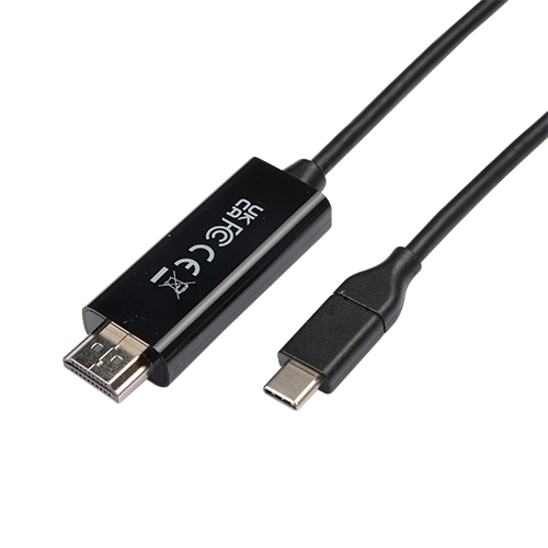 V7 - VIDEO SEVEN USB-C TO HDMI 2.0 CABLE 1M BLK VID / DATA CABLE 21.6GBPS 4K UHD