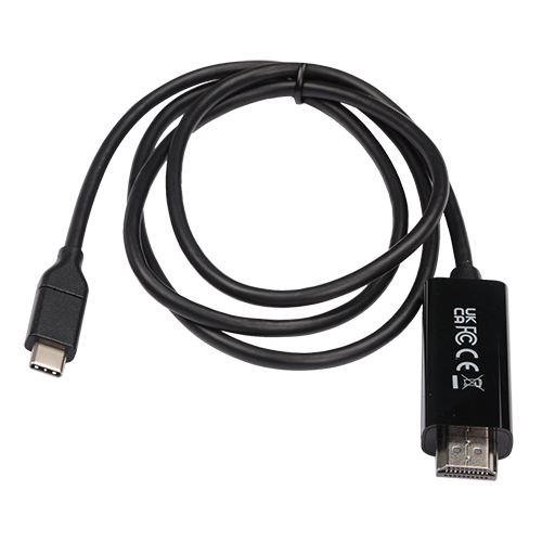 V7 - VIDEO SEVEN USB-C TO HDMI 2.0 CABLE 1M BLK VID / DATA CABLE 21.6GBPS 4K UHD