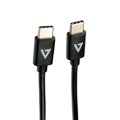 V7 - VIDEO SEVEN USB-C 2.0 CABLE 480MBPS 1M BLK USB-C DATA / PWR CABLE480MBPS 3A