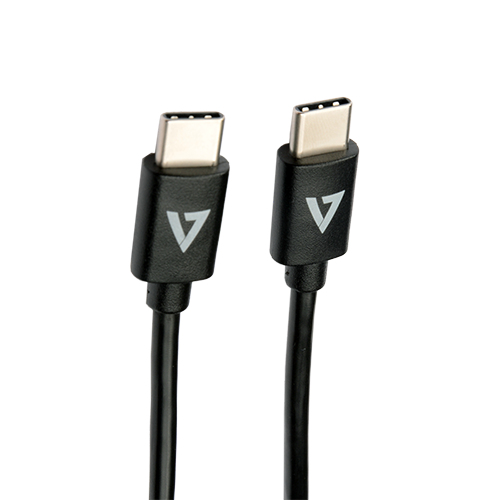 V7 - VIDEO SEVEN USB-C 2.0 CABLE 480MBPS 1M BLK USB-C DATA / PWR CABLE480MBPS 3A