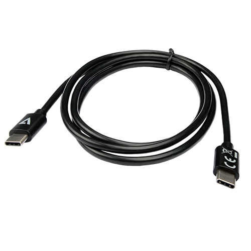 V7 - VIDEO SEVEN USB-C 2.0 CABLE 480MBPS 1M BLK USB-C DATA / PWR CABLE480MBPS 3A