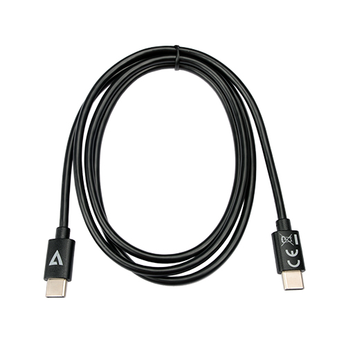 V7 - VIDEO SEVEN USB-C 2.0 CABLE 480MBPS 1M BLK USB-C DATA / PWR CABLE480MBPS 3A