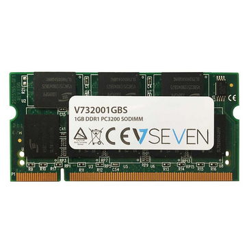 V7 - VIDEO SEVEN 1GB DDR1 400MHZ CL3 NON ECC SO DIMM PC3200 2.5V LEG
