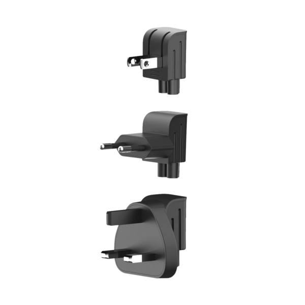 V7 - VIDEO SEVEN Wall Charger 2xUSB-c 65w Pd 3.0 Pps Black - Intl Plugs