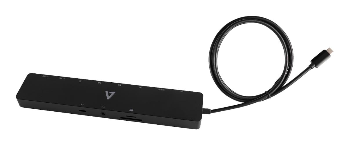 V7 - VIDEO SEVEN Docking Station - Dockucpt2d - USB-c Alt Mode Dual Display