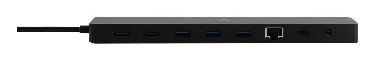 V7 - VIDEO SEVEN Docking Station - Dockucpt2d - USB-c Alt Mode Dual Display