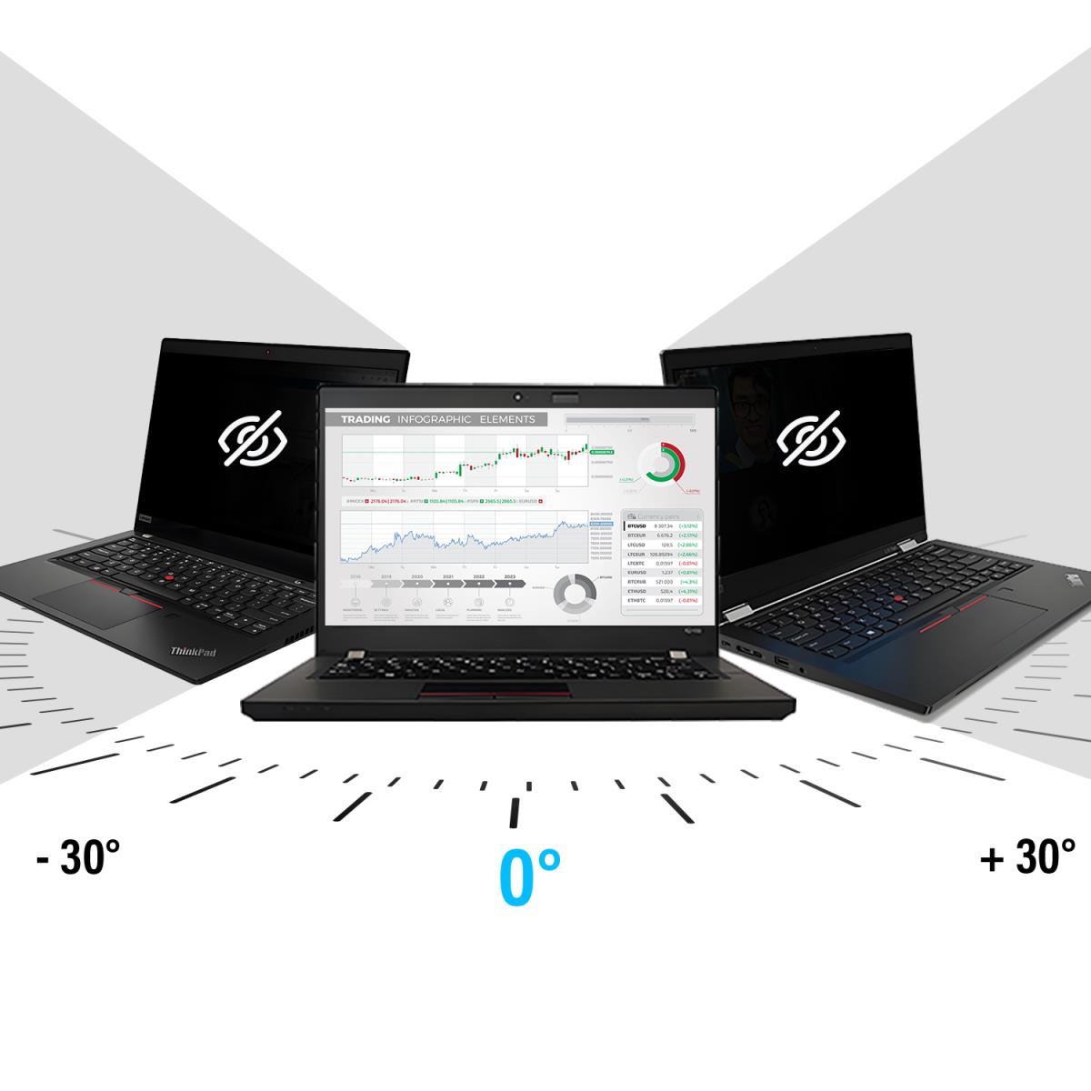 V7 - VIDEO SEVEN 16.0 IN PRIVACY FILTER 16:10 FOR LAPTOP 344.5 X 215.6 MM