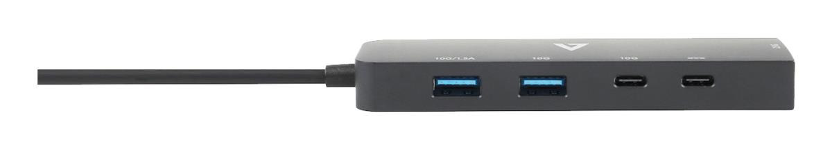 V7 - VIDEO SEVEN USB-C TO ETHENET 2.5G ADAPTER RJ-45 NETWORK HUB DONGLE 3XUSB-A