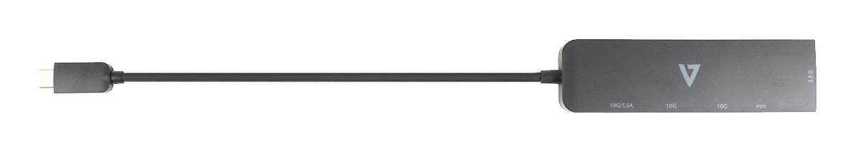 V7 - VIDEO SEVEN USB-C TO ETHENET 2.5G ADAPTER RJ-45 NETWORK HUB DONGLE 3XUSB-A