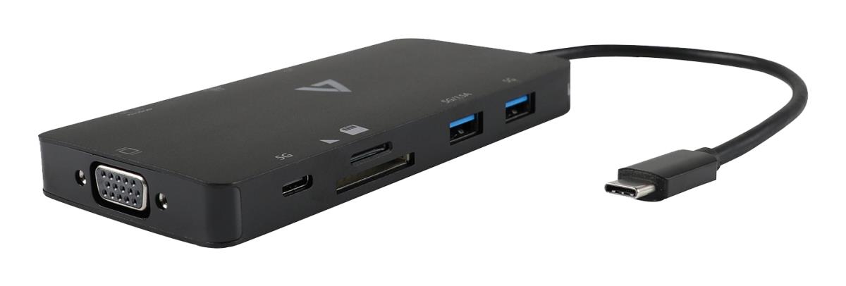 V7 - VIDEO SEVEN Docking Station - Ucminidock-althv - USB-c Alt Mode Mini Alt Mode