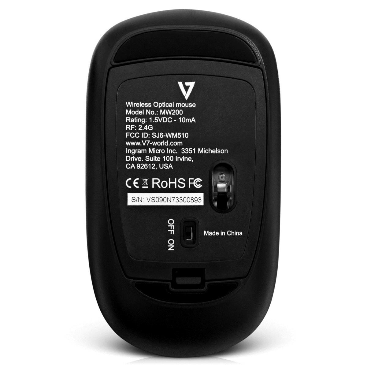 V7 - VIDEO SEVEN Mouse Mw200 Wireless Optical