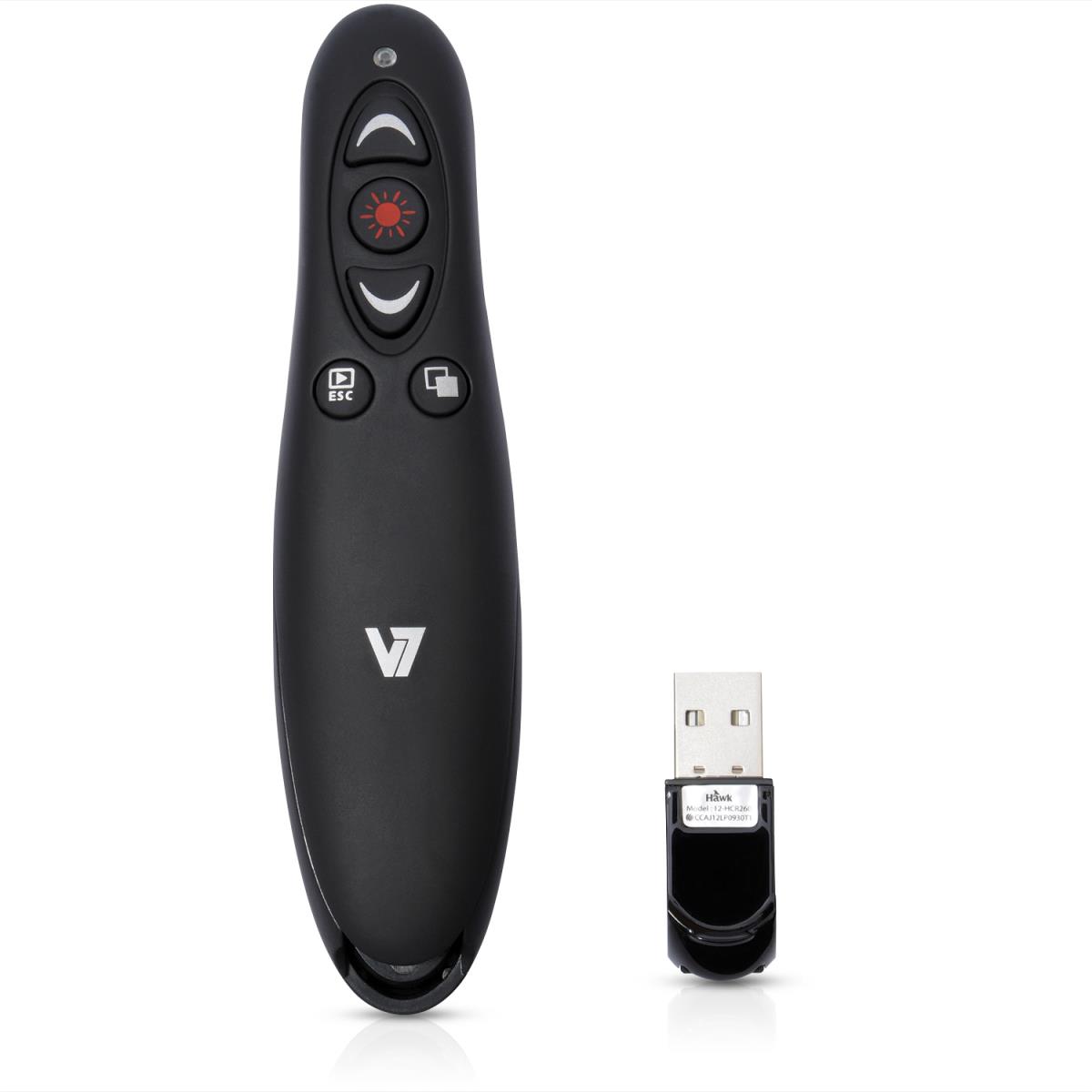 V7 - VIDEO SEVEN Wireless Presenter 2.4GHz Include USB Dongle Wth Card Reader