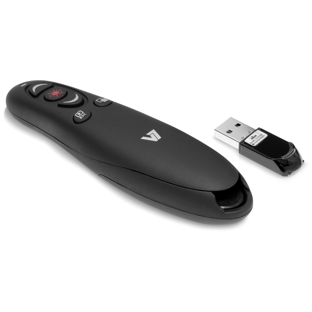 V7 - VIDEO SEVEN Wireless Presenter 2.4GHz Include USB Dongle Wth Card Reader