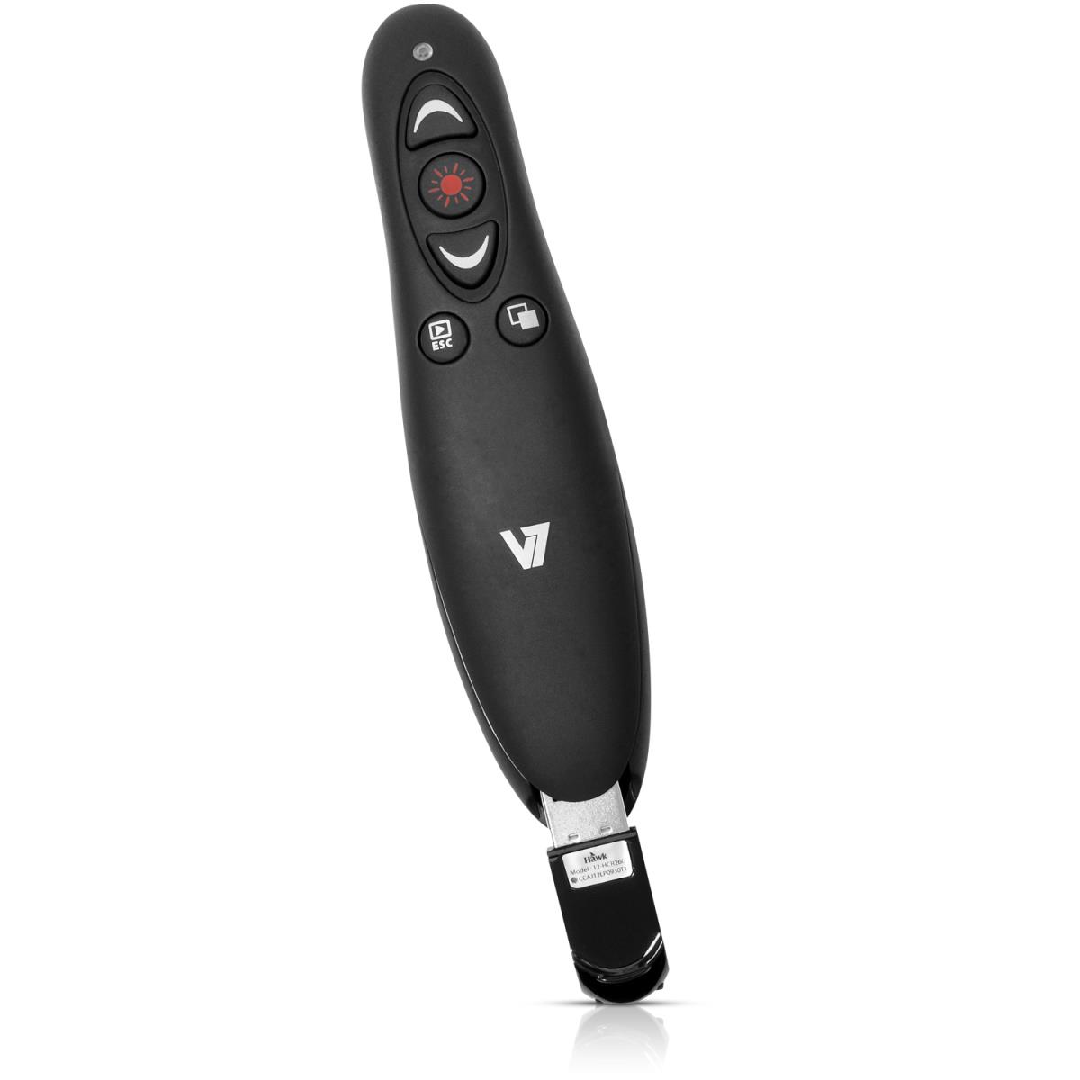 V7 - VIDEO SEVEN Wireless Presenter 2.4GHz Include USB Dongle Wth Card Reader