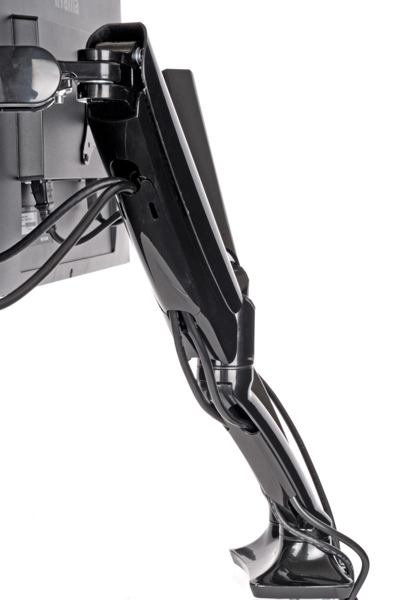 IiYAMA Dual Gas Spring Desk Mounting Arm DS3002C-B1/ Black