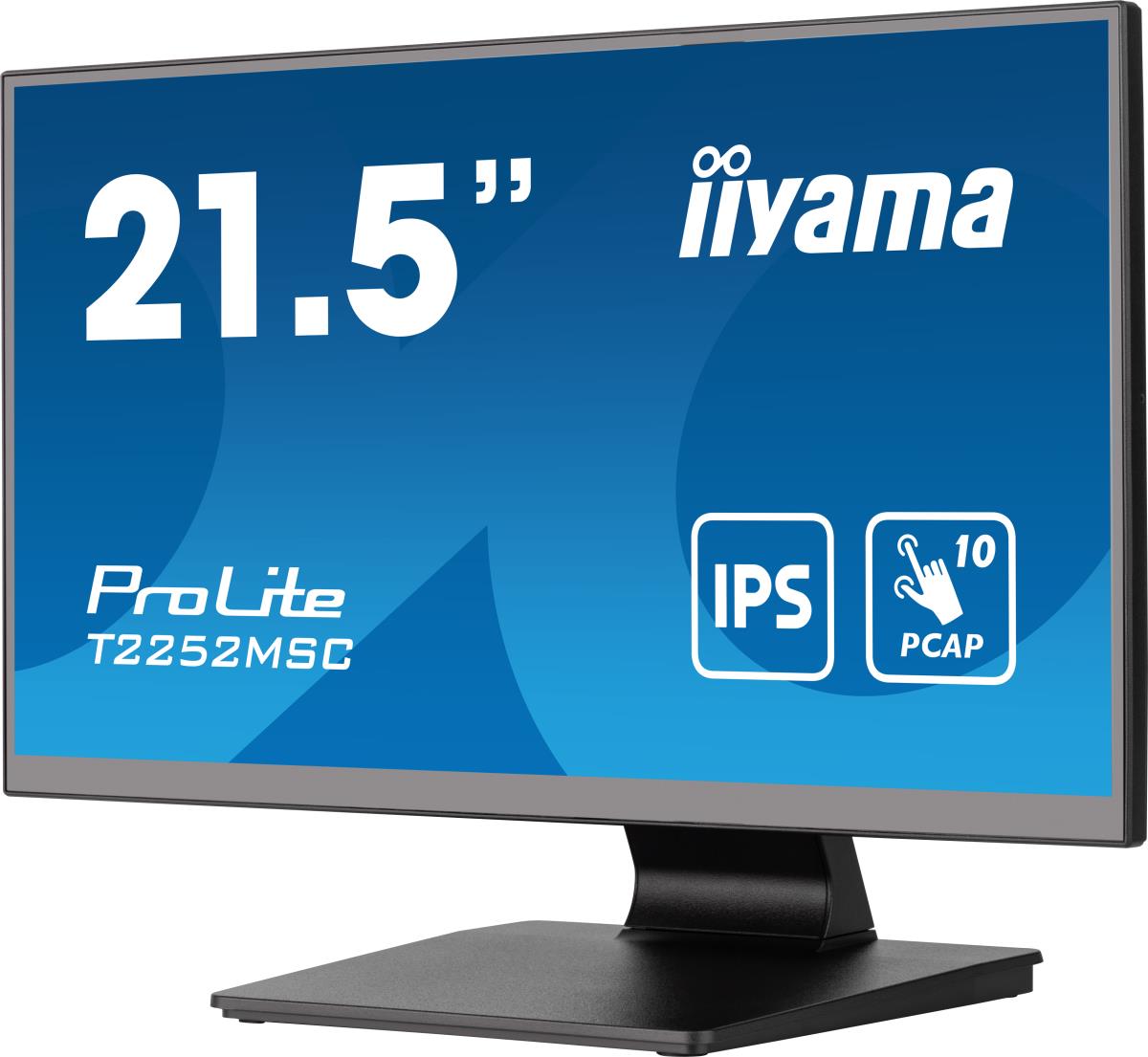 IiYAMA Touch Monitor - PROLITE T2252MSC-B2 - 22in - 1920x1080 (FHD) - Black