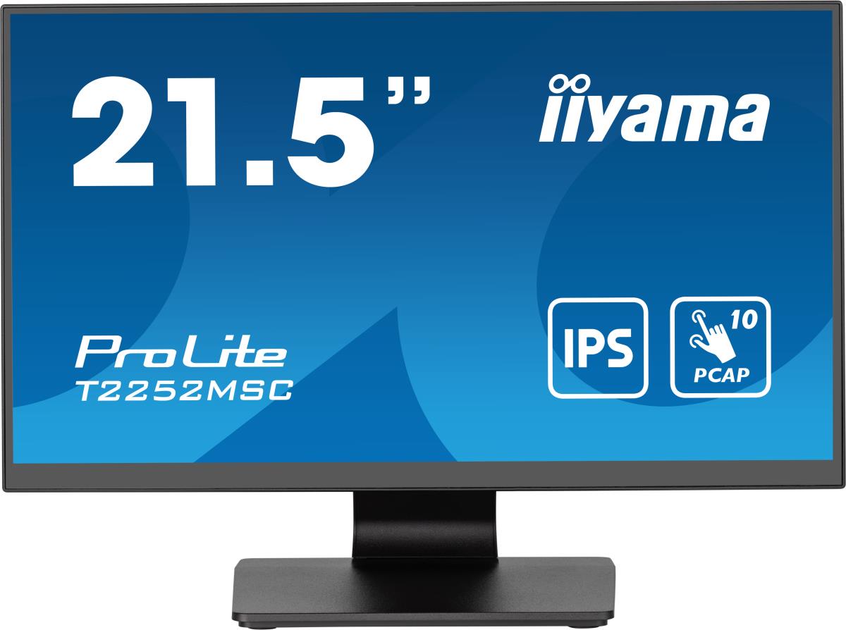 IiYAMA Touch Monitor - PROLITE T2252MSC-B2 - 22in - 1920x1080 (FHD) - Black