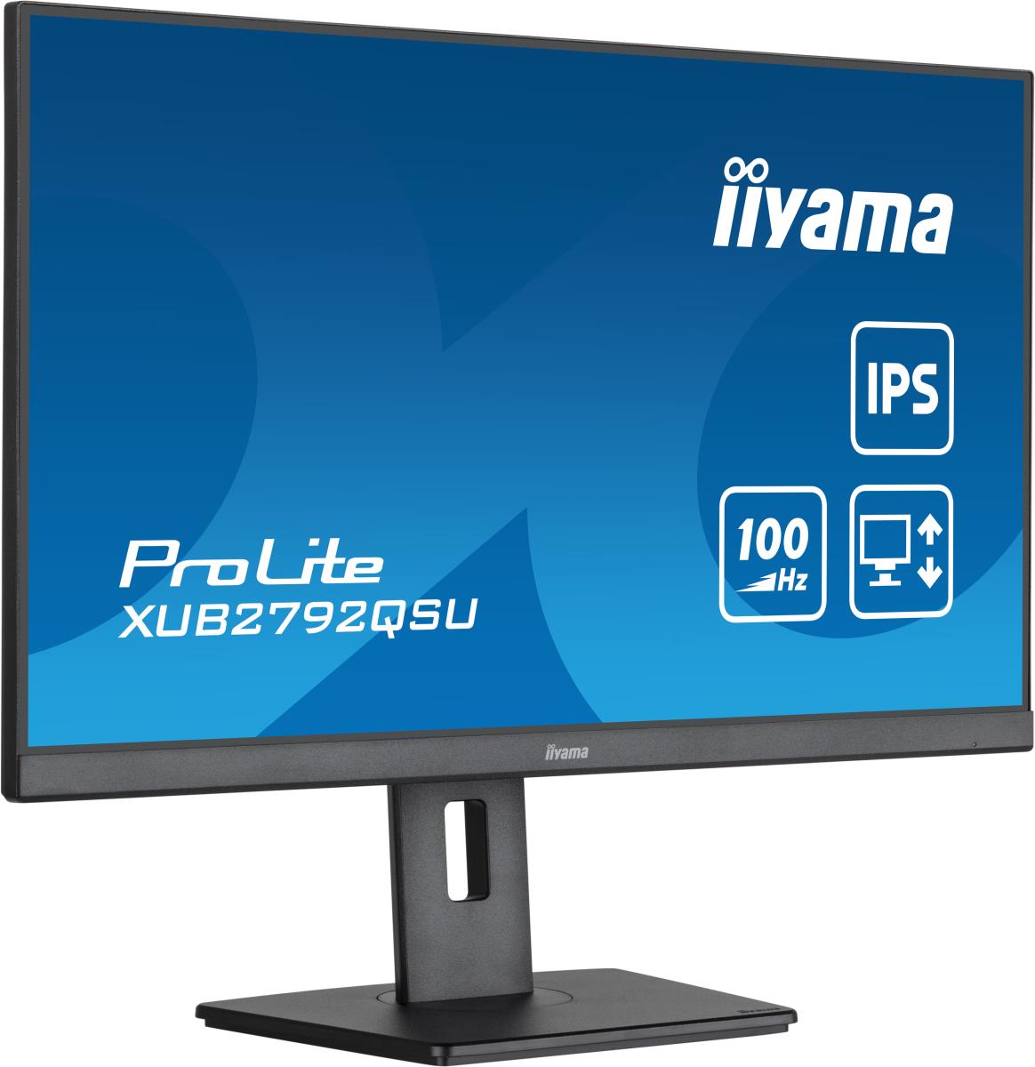 IiYAMA Desktop Monitor - ProLite XUB2792QSU-B5 - 27in - 2560x1440 (WQHD) - Black