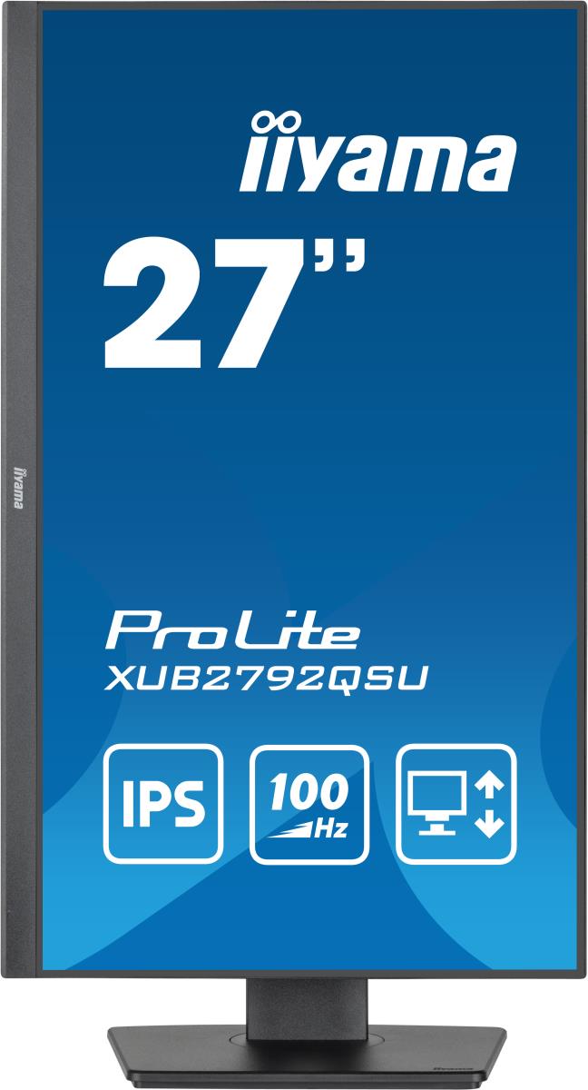 IiYAMA Desktop Monitor - ProLite XUB2792QSU-B5 - 27in - 2560x1440 (WQHD) - Black