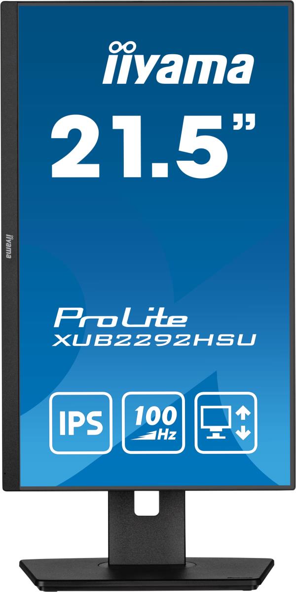 IiYAMA Desktop Monitor - ProLite XUB2292HS-B6 - 22in - 1920x1080 (FHD) - Black