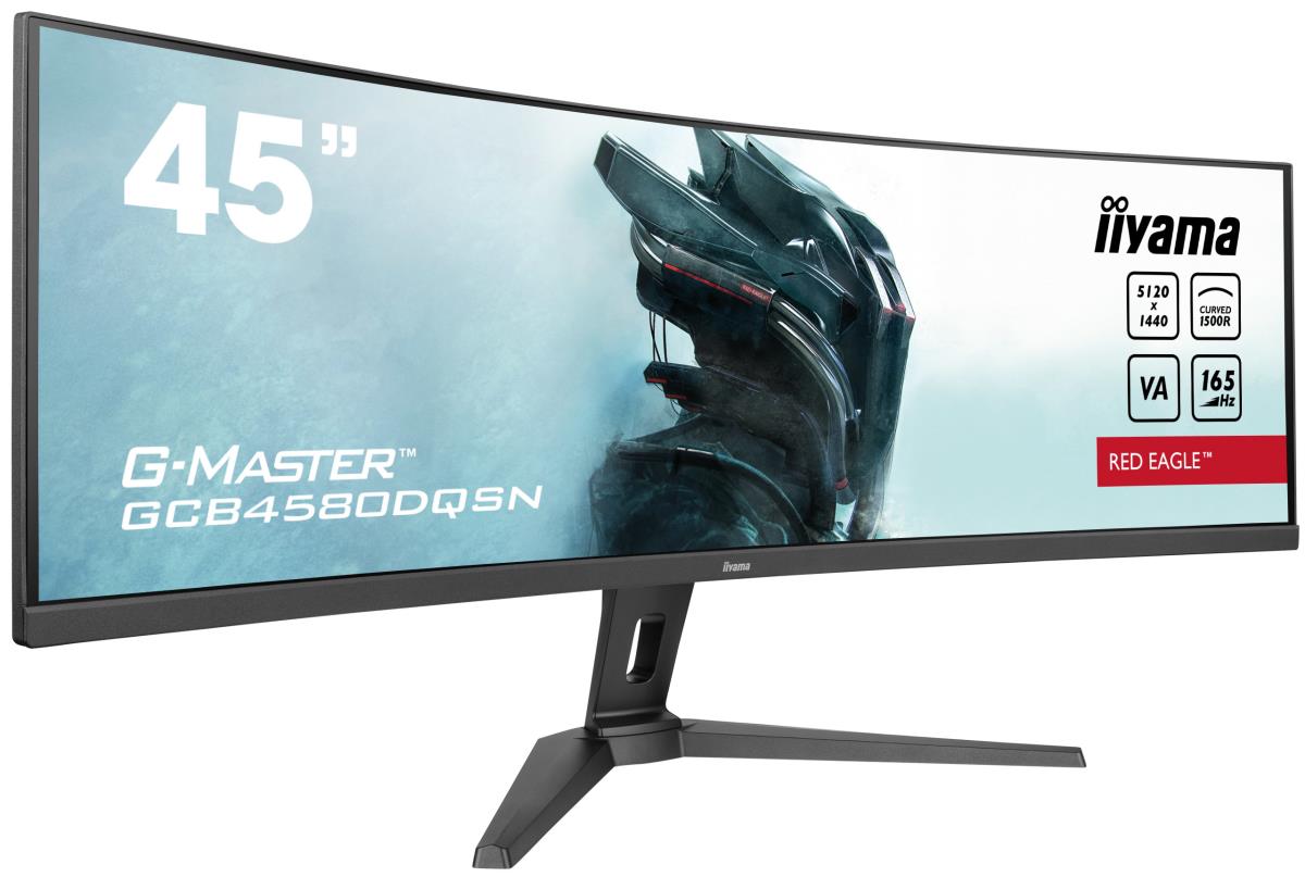 IiYAMA Desktop Monitor - G-MASTER GCB4580DQSN-B1 - 45in Curved - 5120x1440 (DQHD) - Black