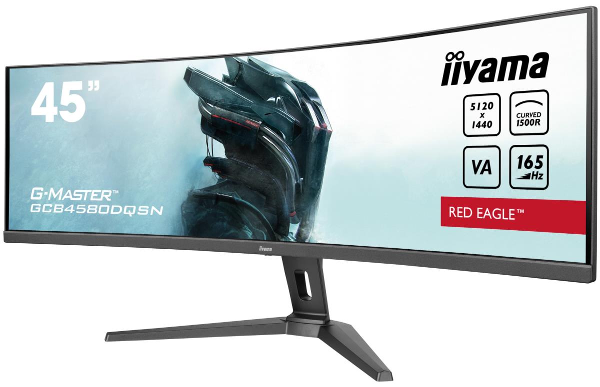 IiYAMA Desktop Monitor - G-MASTER GCB4580DQSN-B1 - 45in Curved - 5120x1440 (DQHD) - Black