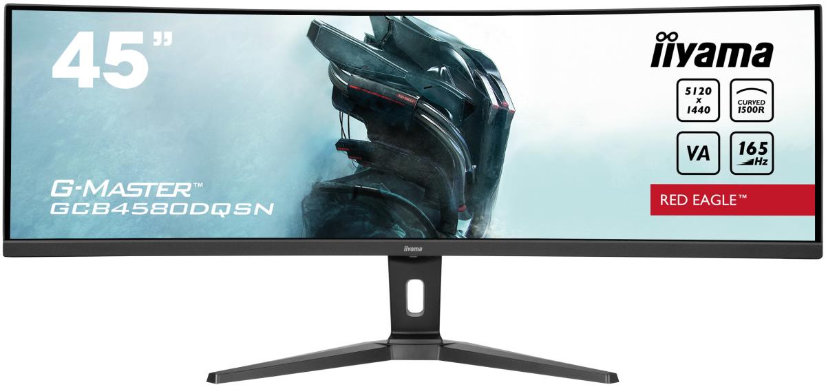 IiYAMA Desktop Monitor - G-MASTER GCB4580DQSN-B1 - 45in Curved - 5120x1440 (DQHD) - Black