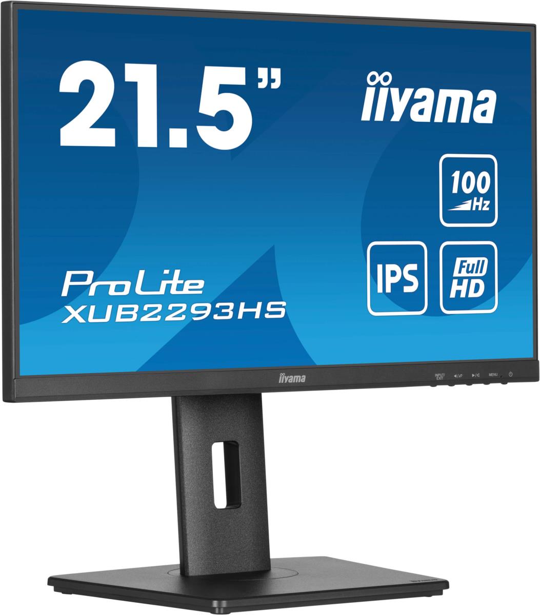 IiYAMA Desktop Monitor - ProLite XUB2293HS-B6 - 22in - 1920x1080 (FHD) - Black