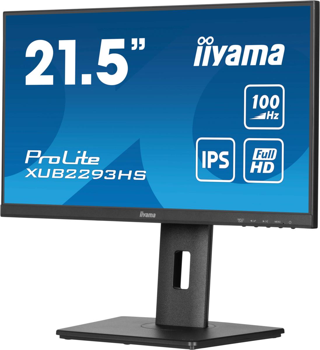 IiYAMA Desktop Monitor - ProLite XUB2293HS-B6 - 22in - 1920x1080 (FHD) - Black