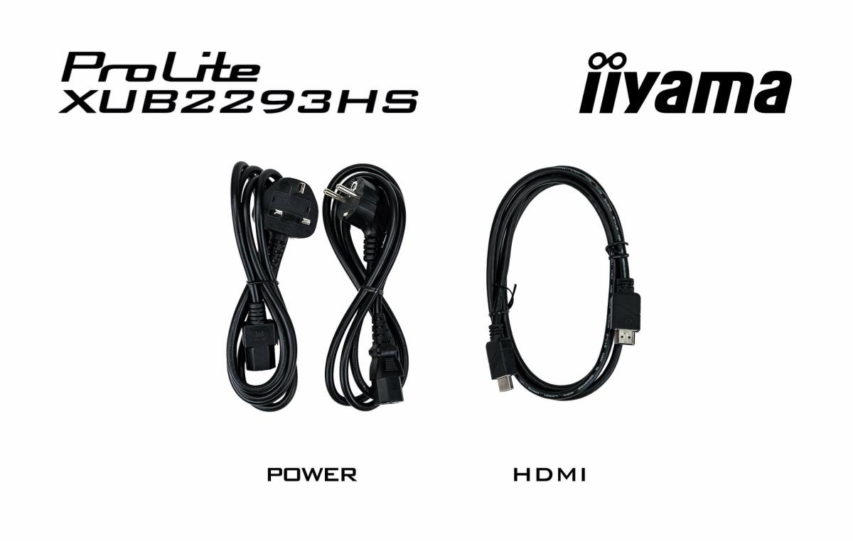 IiYAMA Desktop Monitor - ProLite XUB2293HS-B6 - 22in - 1920x1080 (FHD) - Black