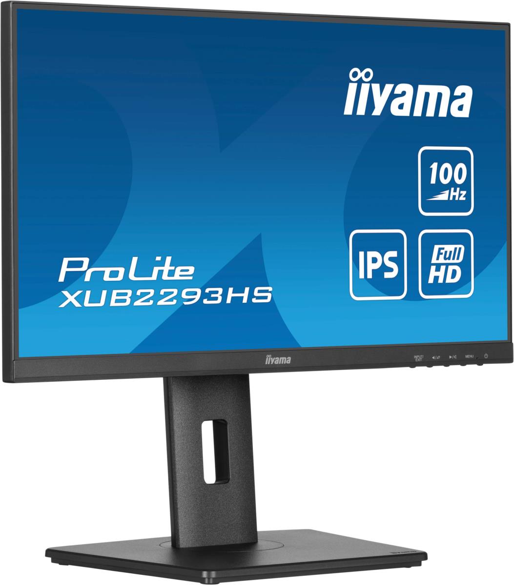 IiYAMA Desktop Monitor - ProLite XUB2293HS-B6 - 22in - 1920x1080 (FHD) - Black