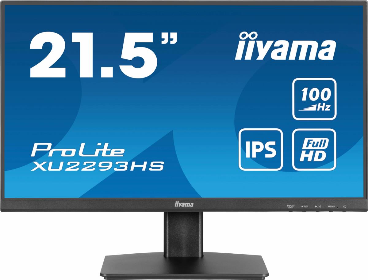 IiYAMA Desktop Monitor - ProLite XU2293HS-B6 - 22in - 1920x1080 (FHD) - Black