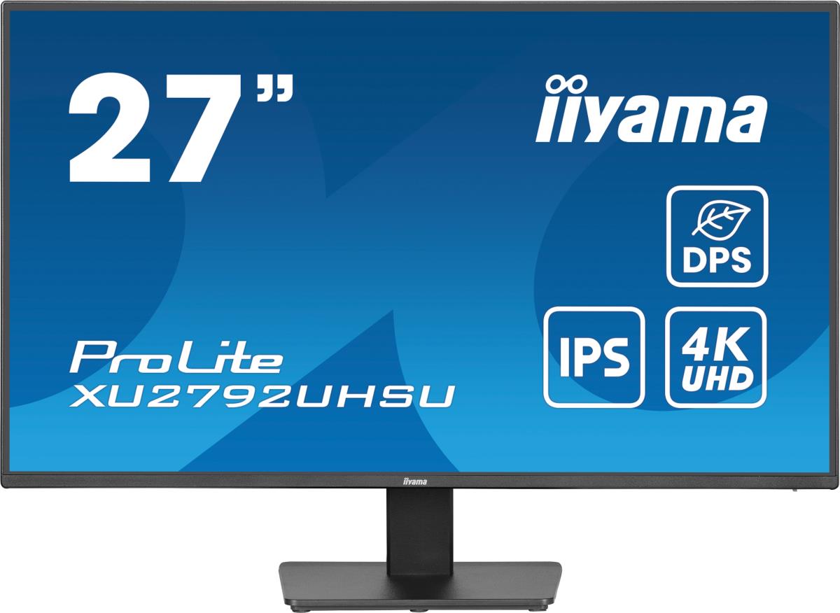 IiYAMA Desktop Monitor - ProLite XU2792UHSU-B6 - 27in - 3840x2160 (UHD) - Black
