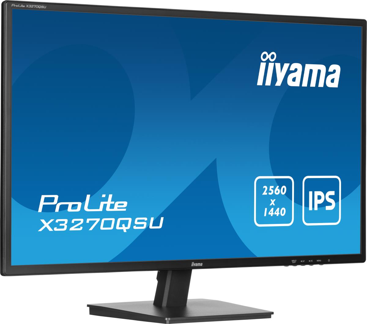 IiYAMA Desktop Monitor - ProLite X3270QSU-B1 - 32in - 3840x2160 (UHD-1) - Black