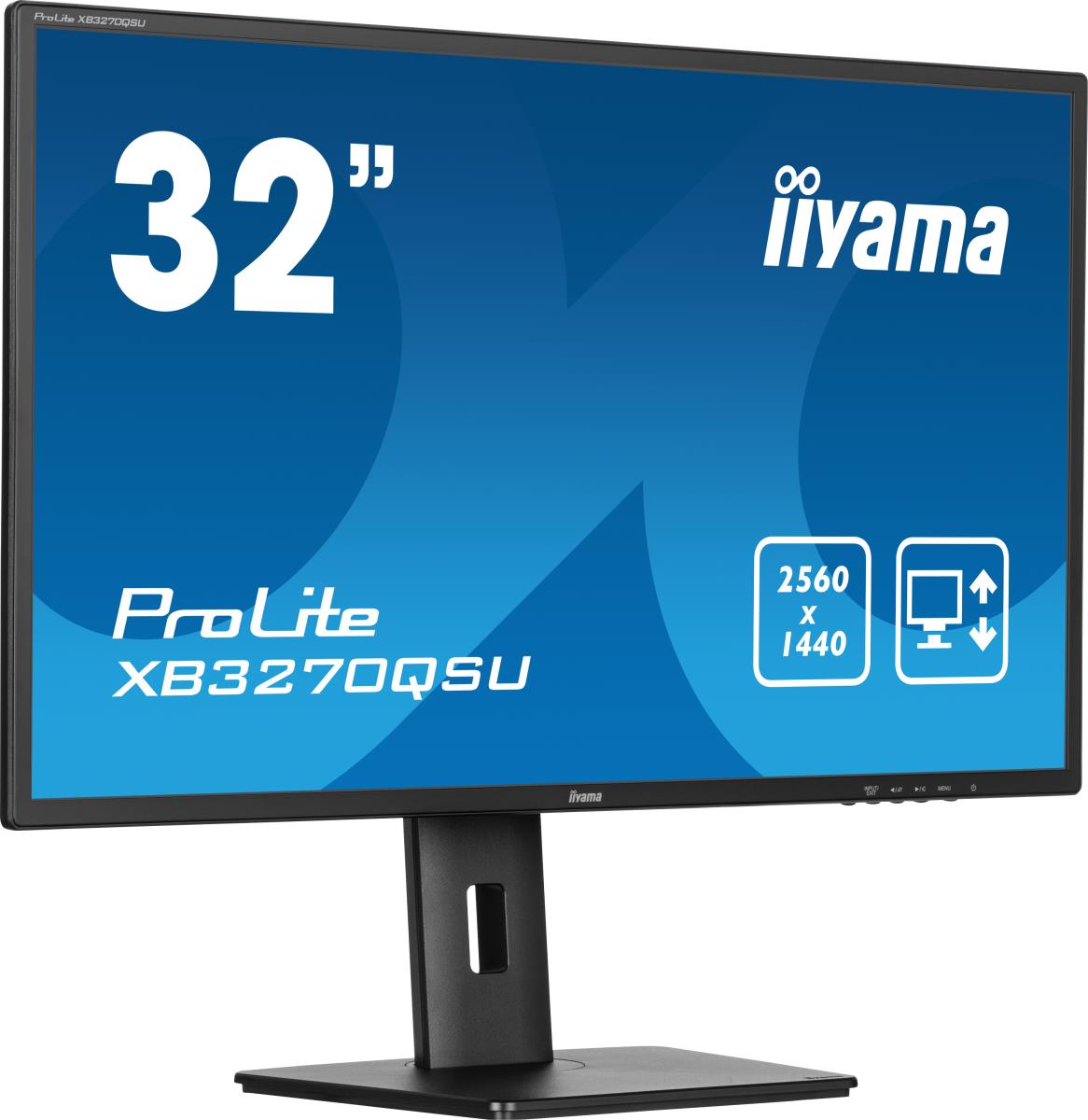 IiYAMA Desktop Monitor - ProLite XB3270QSU-B1 - 32in - 2560x1440 (WQHD) - Black