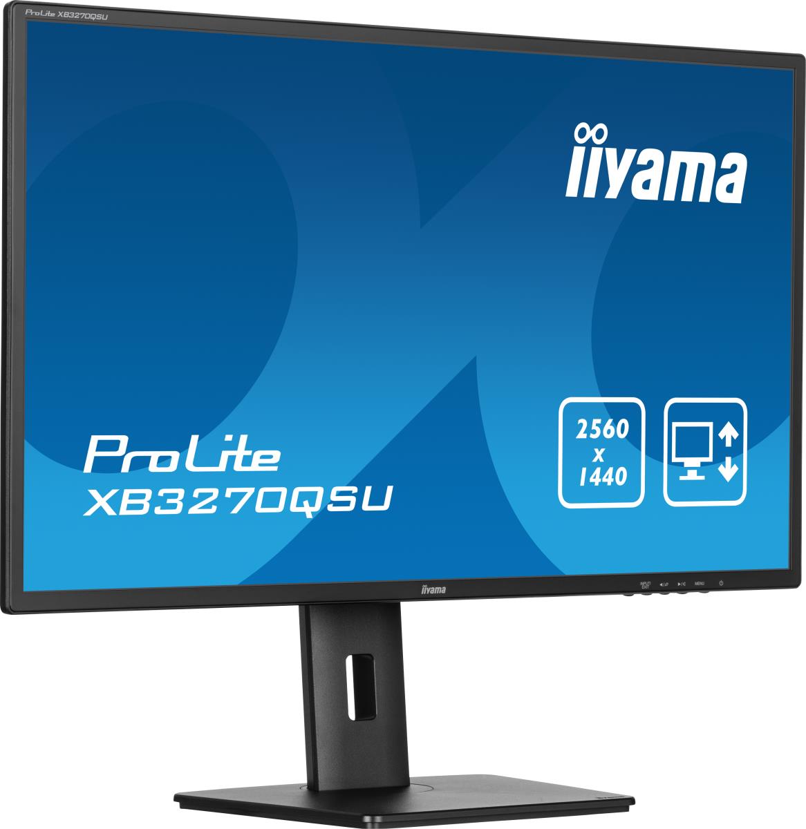 IiYAMA Desktop Monitor - ProLite XB3270QSU-B1 - 32in - 2560x1440 (WQHD) - Black